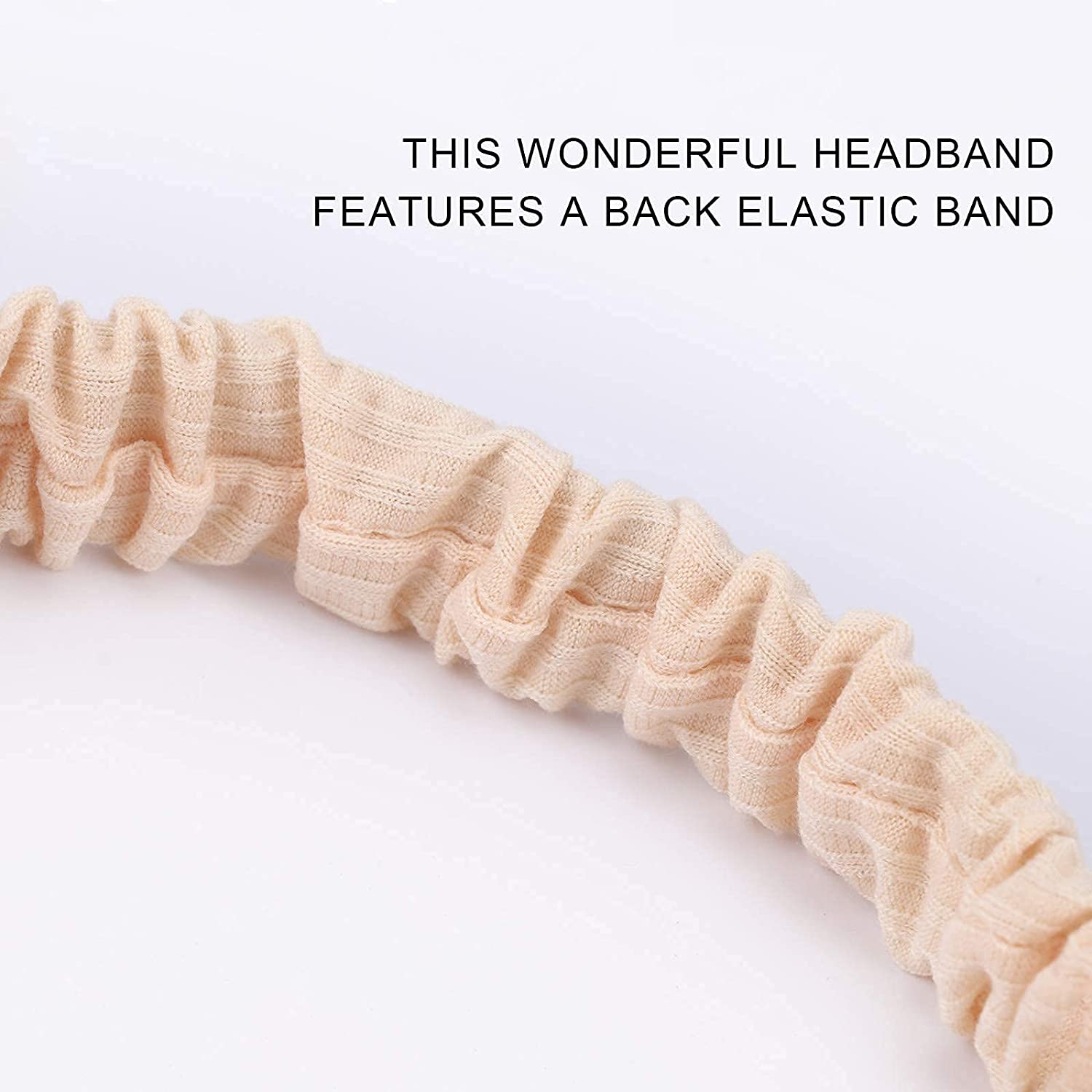 DRESHOW 8 Pack Headbands for Women Criss Cross Vintage Head Wrap Boho Headband Twisted Elastic Hair Accessories Apparel & Accessories > Clothing Accessories > Bandanas & Headties DRESHOW   