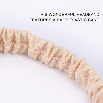 DRESHOW 8 Pack Headbands for Women Criss Cross Vintage Head Wrap Boho Headband Twisted Elastic Hair Accessories Apparel & Accessories > Clothing Accessories > Bandanas & Headties DRESHOW   