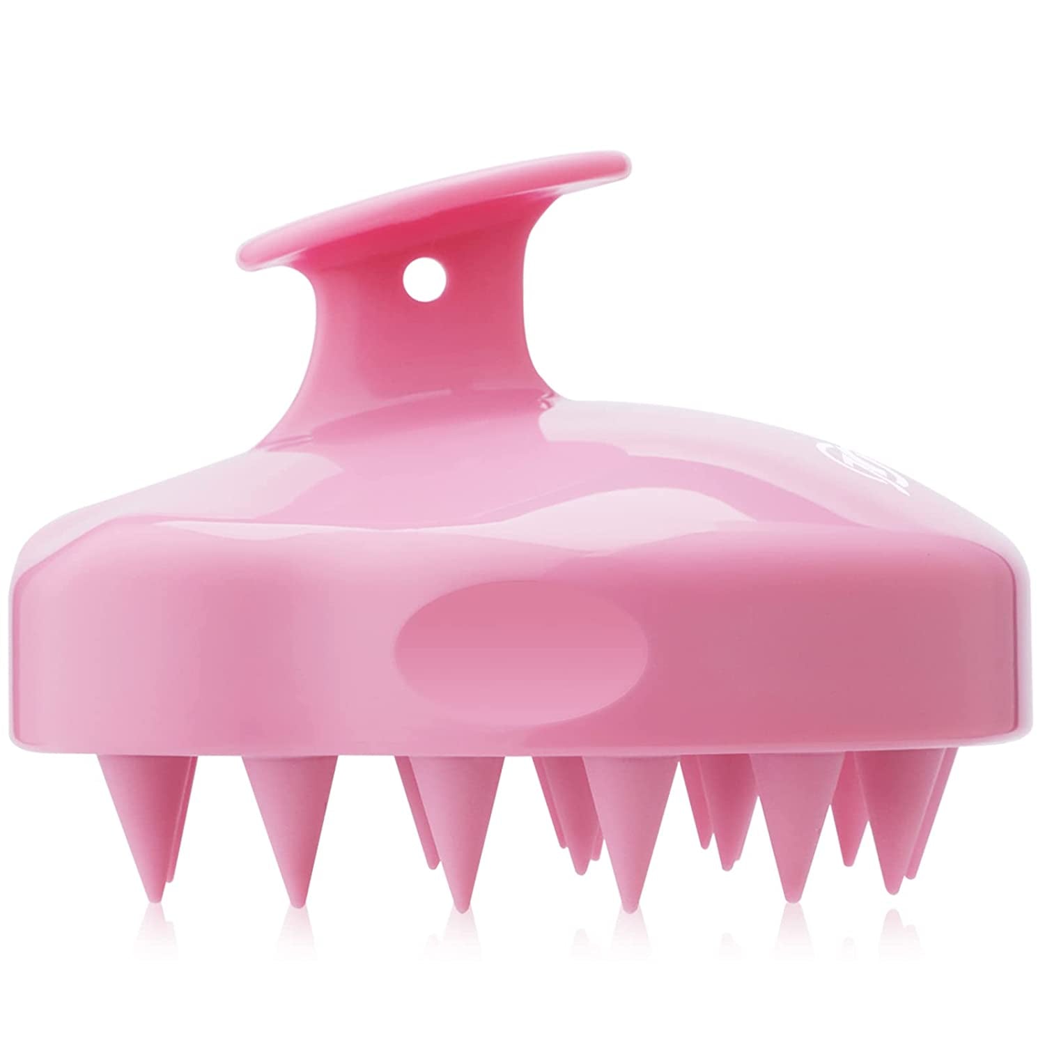FREATECH Scalp Massager Shampoo Brush with Soft & Flexible Silicone Bristles for Hair Care and Head Relaxation, Ergonomic Scalp Scrubber/Exfoliator for Dandruff Removal and Hair Growth, Black Health & Beauty > Personal Care > Hair Care FREATECH Pink  