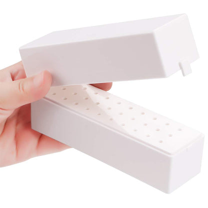 Gimiton Nail Drill Bits Holder Dustproof Stand Displayer Organizer Container 30 Holes Manicure Tools Acrylic Cover Case Manicure Tools Health & Beauty > Personal Care > Cosmetics > Cosmetic Tools > Nail Tools Gimiton   