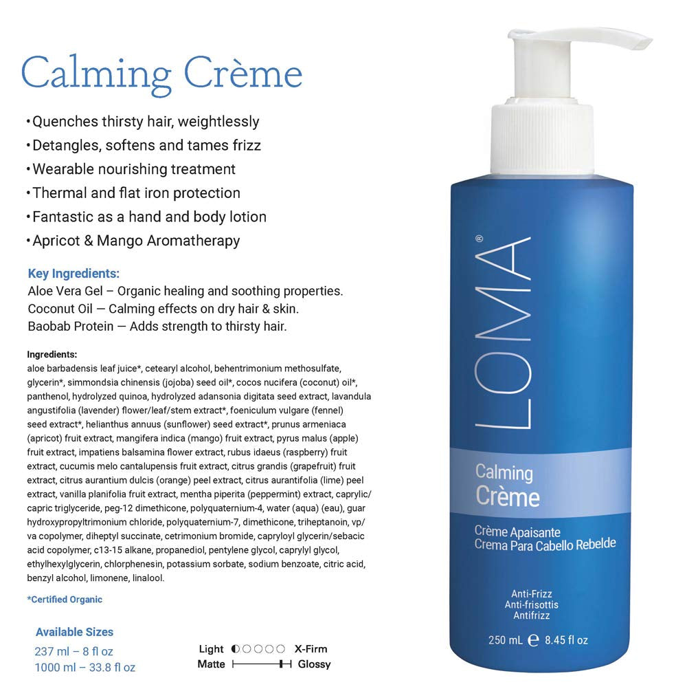 Loma Hair Care Calming Crème, 33.8 Fl Oz Health & Beauty > Personal Care > Hair Care LOMA   
