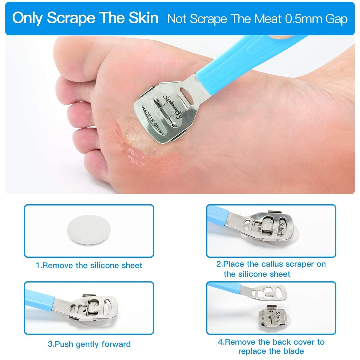Pedicure Kit, Foot File Set 14 in 1, Professional Manicure Nail Foot Spa Care Tools Double Sided Files Scraper Rasp Heel Feet Peel Dead Skin Remover Callus Exfoliator for Women/Men/Mother’S Day Gift Health & Beauty > Personal Care > Foot Care Wainbowa   
