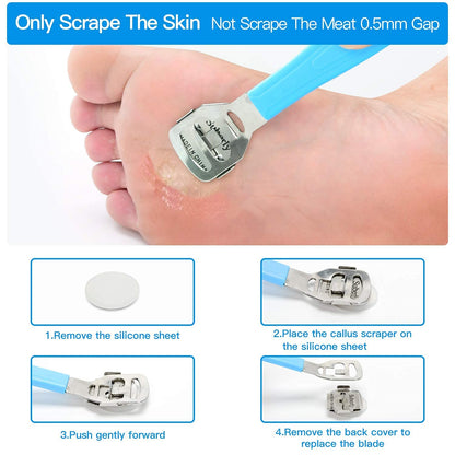 Pedicure Kit, Foot File Set 14 in 1, Professional Manicure Nail Foot Spa Care Tools Double Sided Files Scraper Rasp Heel Feet Peel Dead Skin Remover Callus Exfoliator for Women/Men/Mother’S Day Gift Health & Beauty > Personal Care > Foot Care Wainbowa   