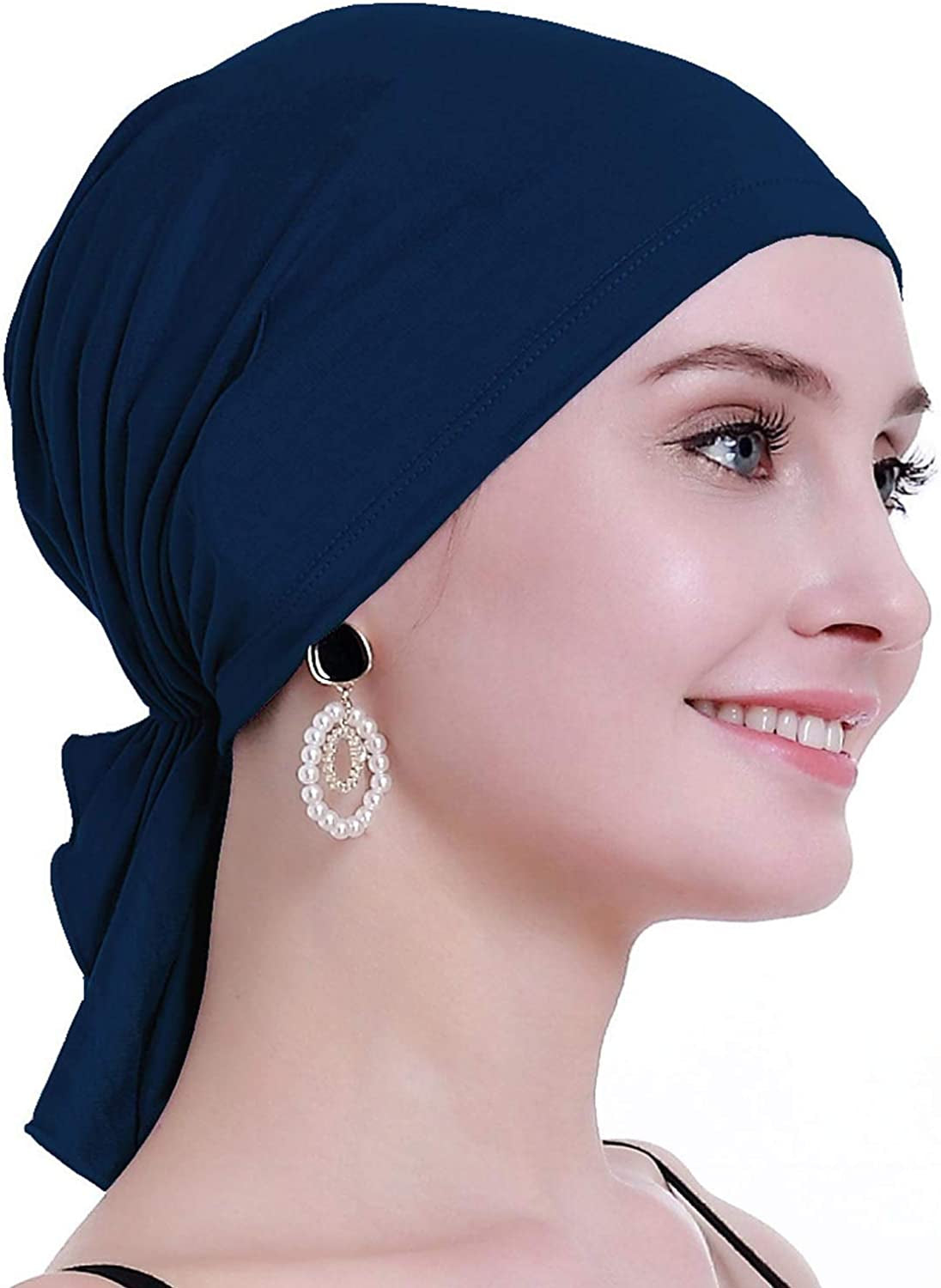 Osvyo Bamboo Chemo Headscarf for Women Hair Loss - Cancer Slip on Headwear Turbans Sealed Packaging  osvyo   
