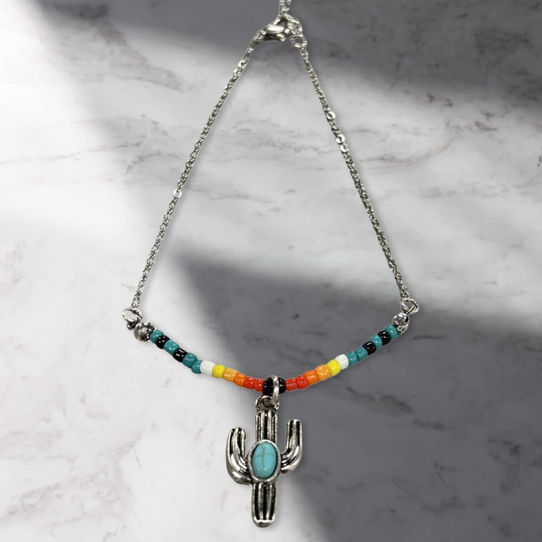 Kiwibonbon Anklets for Women Girls Boho Colorful Beads Ankle Bracelets Apparel & Accessories > Jewelry > Anklets KIWIBONBON   