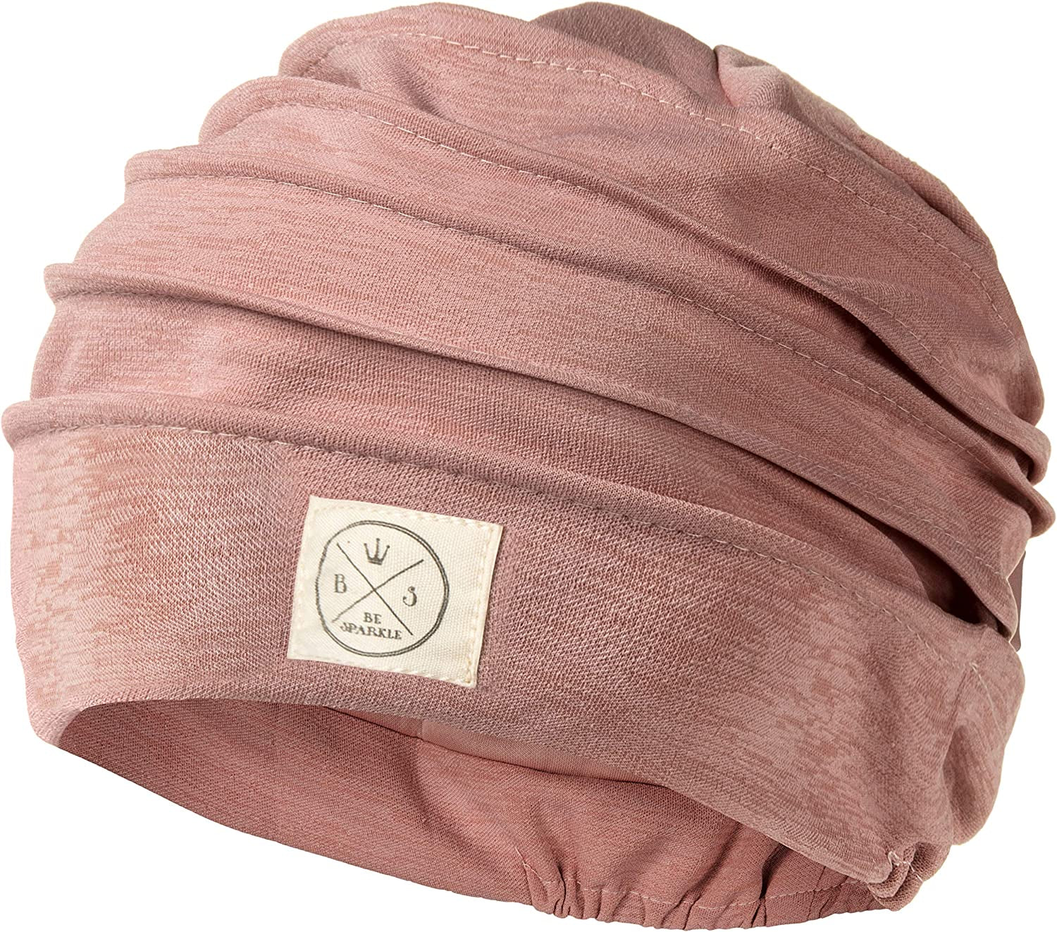 Be Sparkle Slouchy Headwraps, Cancer Headwear for Women Perfect for Chemo or Hair Loss Apparel & Accessories > Clothing Accessories > Headwear BS BE SPARKLE Pink  
