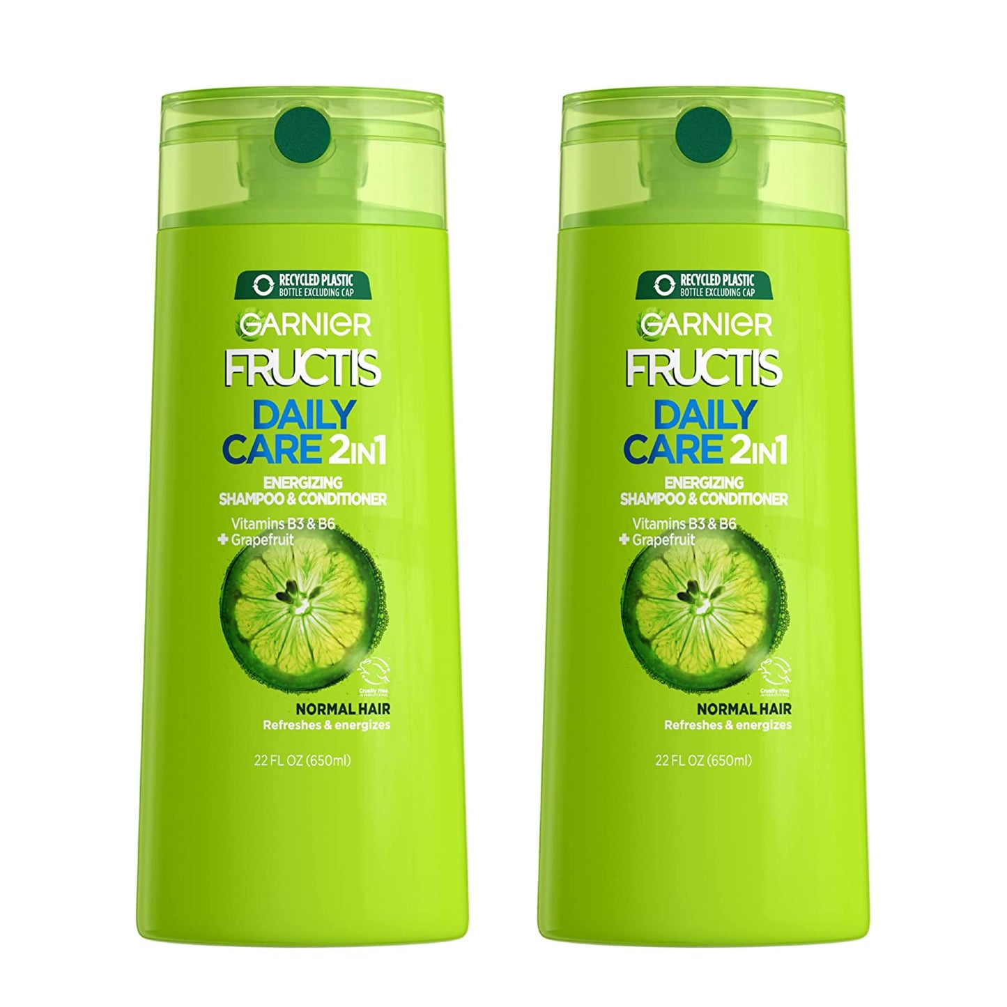 Garnier Fructis Fortifying 2-In-1 Shampoo and Conditioner for Stronger-Looking Hair with Touchable Softness, Daily Hair Care for Men and Women, Vegan, Paraben-Free 22 Fl Oz, 2 Count Health & Beauty > Personal Care > Hair Care Garnier   