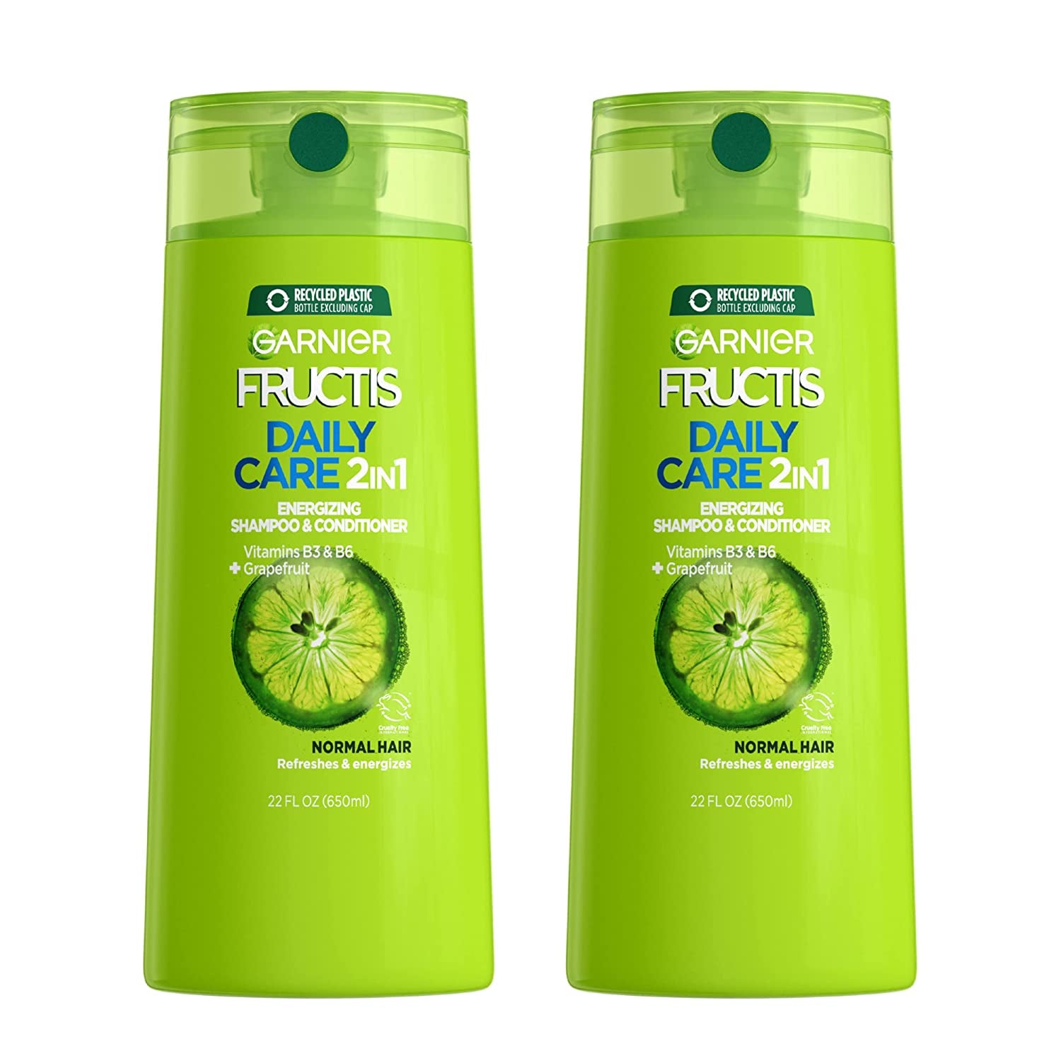 Garnier Fructis Fortifying 2-In-1 Shampoo and Conditioner for Stronger-Looking Hair with Touchable Softness, Daily Hair Care for Men and Women, Vegan, Paraben-Free 22 Fl Oz, 2 Count Health & Beauty > Personal Care > Hair Care Garnier   