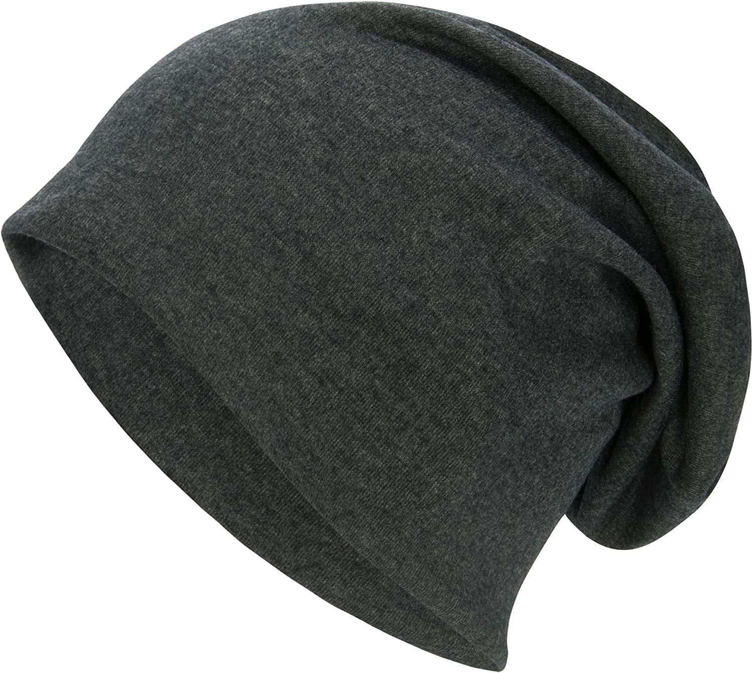 Century Star Unisex Baggy Lightweight Hip-Hop Soft Cotton Slouchy Stretch Beanie Hat Apparel & Accessories > Clothing Accessories > Headwear Century Star 01 Grey One Size 