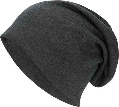 Century Star Unisex Baggy Lightweight Hip-Hop Soft Cotton Slouchy Stretch Beanie Hat Apparel & Accessories > Clothing Accessories > Headwear Century Star 01 Grey One Size 