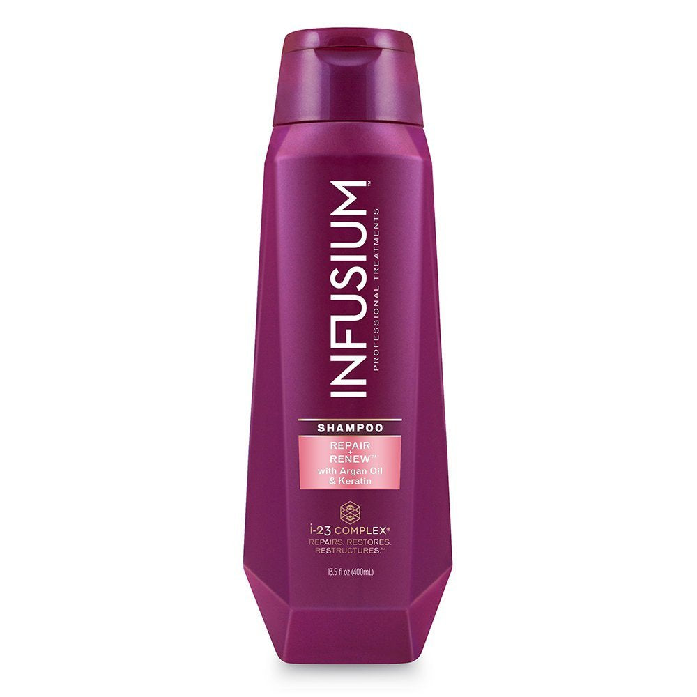 Infusium Professional Treatments Haircare - Repair & Renew with Argan Oil & Keratin - Shampoo & Conditioner Set - Net Wt. 13.5 FL OZ (400 Ml) per Bottle - One Set Health & Beauty > Personal Care > Hair Care Infusium   