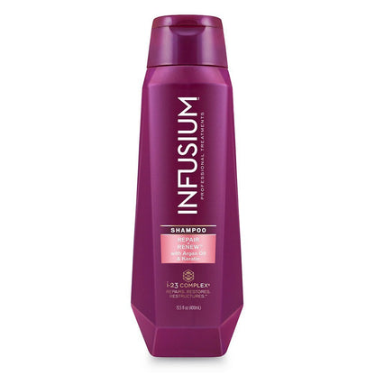Infusium Professional Treatments Haircare - Repair & Renew with Argan Oil & Keratin - Shampoo & Conditioner Set - Net Wt. 13.5 FL OZ (400 Ml) per Bottle - One Set Health & Beauty > Personal Care > Hair Care Infusium   
