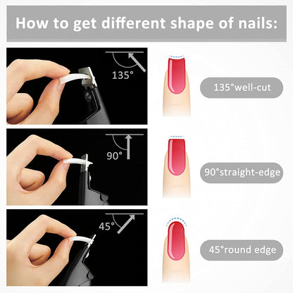 Nail Clipper for Acrylic Nails Nail Cutters Trimmer with Cuticle Pusher Spoon Nail Cleaner and 2 Pieces Nail Files Manicure Tools for Artificial Nail Health & Beauty > Personal Care > Cosmetics > Cosmetic Tools > Nail Tools Mudder   