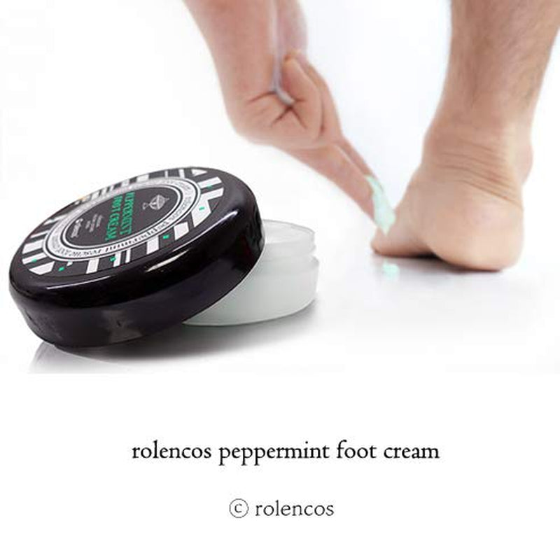Rolencos Peppermint Cooling Moisturizing Foot Cream 4.20Oz, Callus Remover, Thick, Cracked, Rough, Dead and Dry, Hard Feet, Heels, Soles, Professional Crack Foot Care Rescue Cream Health & Beauty > Personal Care > Foot Care rolencos   