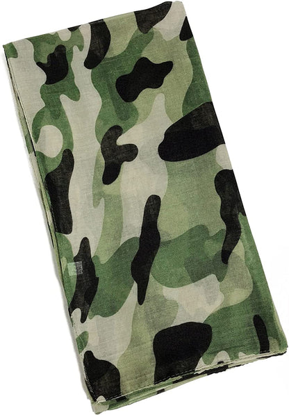 GERINLY Scarves - Lightweight Summer Travel Scarf Camouflage Print Shawl Wrap Apparel & Accessories > Clothing Accessories > Scarves & Shawls GERINLY   