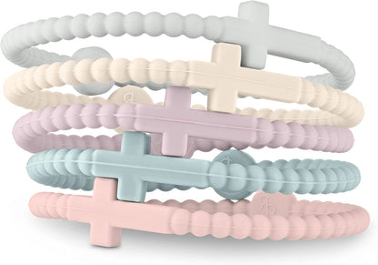 Ryan & Rose Jesus Bracelets - Cross Silicone Bracelet Apparel & Accessories > Jewelry > Bracelets Ryan & Rose Dreamy Small 