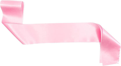 Blank Customizable Satin Sash (Pink, 8 Pack) Apparel & Accessories > Clothing Accessories > Sashes Juvale   