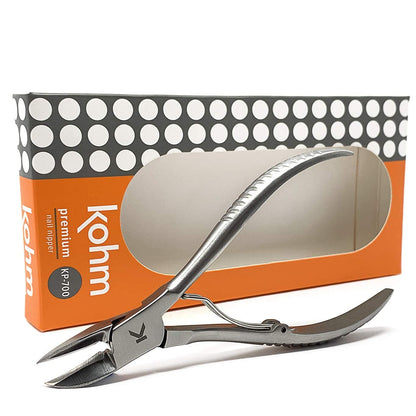 KOHM Ingrown Toenail Clippers for Thick Nails - 5" Long KP-700 Heavy Duty Stainless Steel Toe Nail Nippers Tool for Men, Women, Seniors & Adults - Professional Podiatrist Tool Health & Beauty > Personal Care > Cosmetics > Cosmetic Tools > Nail Tools wholehealthsupply   
