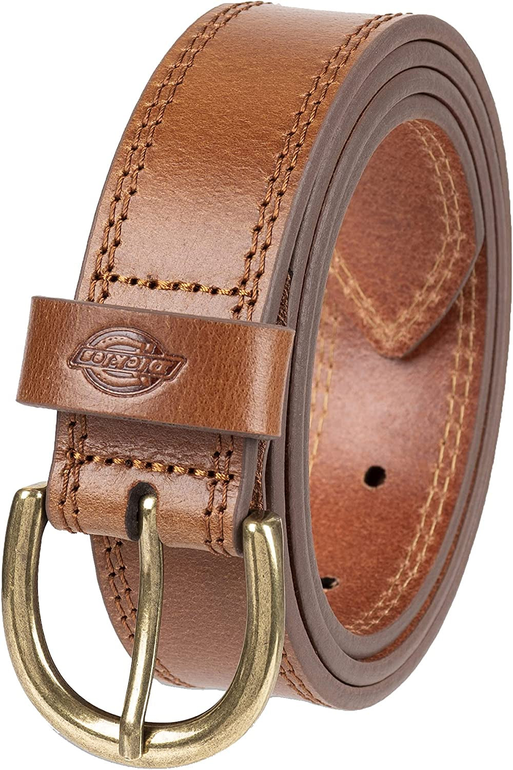 Dickies Women’S Leather Casual Belt Apparel & Accessories > Clothing Accessories > Belts Dickies Cognac Solid 2X 