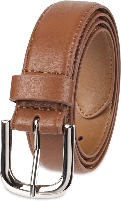 Essentials Women'S Casual Skinny Jean Belt with Single Prong Buckle Apparel & Accessories > Clothing Accessories > Belts KYLIE MAX Tan Small 