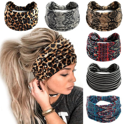 DRESHOW Twist Bow Wire Headbands Vintage Head Wrap Rabbit Ear Wired Hairbands Hair Holder Hair Accessory for Women and Girls 6 Pack Apparel & Accessories > Clothing Accessories > Bandanas & Headties DRESHOW 01 6 Pack Vintage Wide Headband B  