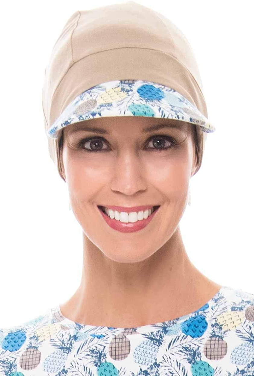 Cardani Classic Baseball Cap Viscose from Bamboo Baseball Hat Apparel & Accessories > Clothing Accessories > Headwear Cardani French Beige W/ Pina Colada One Size 