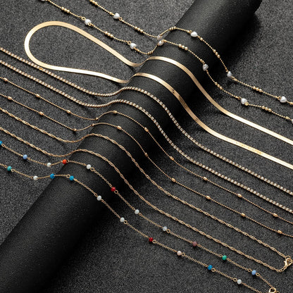 WFYOU 12Pcs Beach Bikini Belly Chain Jewelry for Women Rhinestone Beads Waist Chain Sexy Gold Body Chain Jewelry for Summer Apparel & Accessories > Jewelry > Body Jewelry WFYOU   