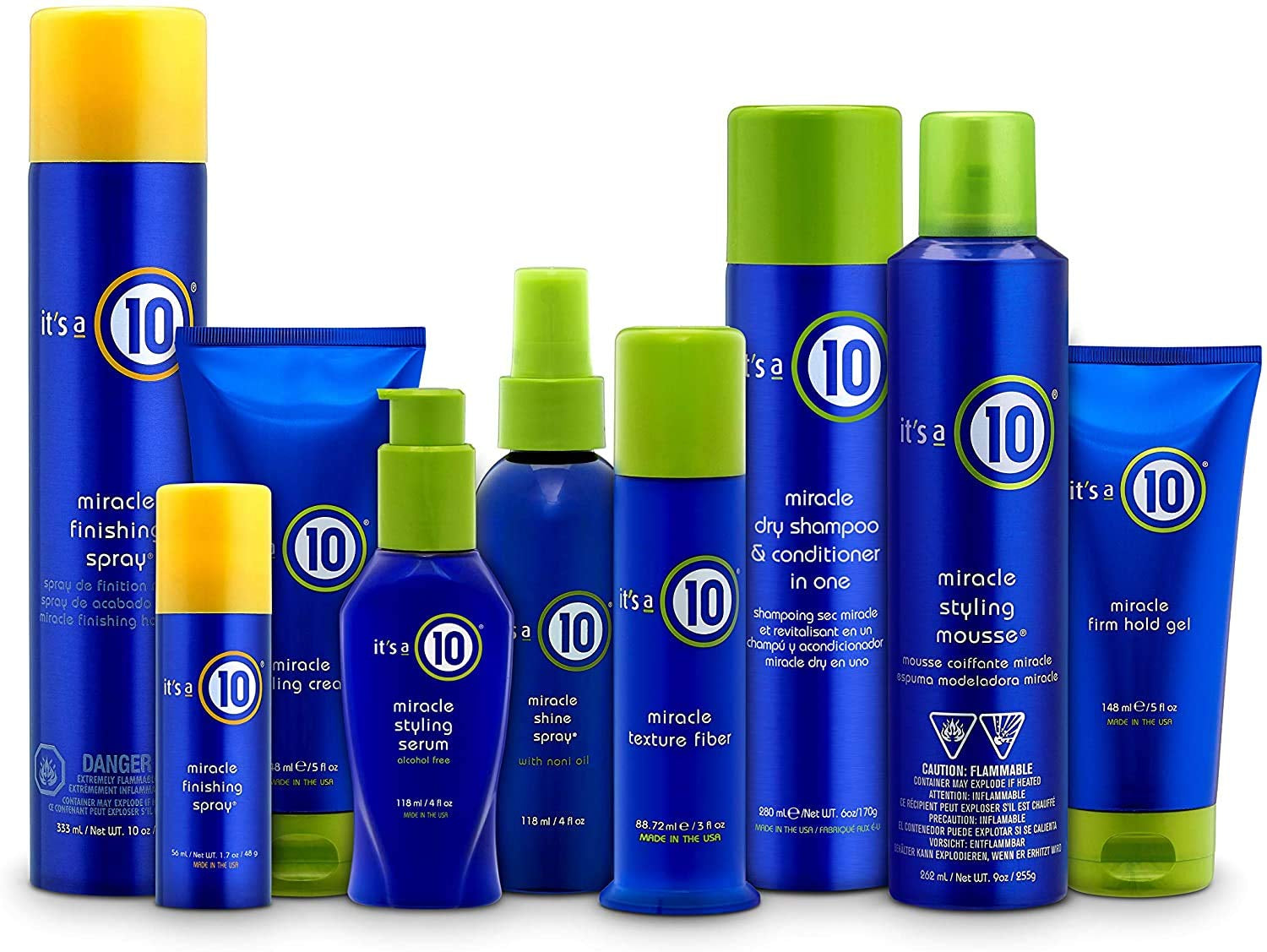 ITS a 10 by It'S a 10 MIRACLE SHINE SPRAY with NONI OIL 4 OZ (Package of 2) Health & Beauty > Personal Care > Hair Care it's a 10   