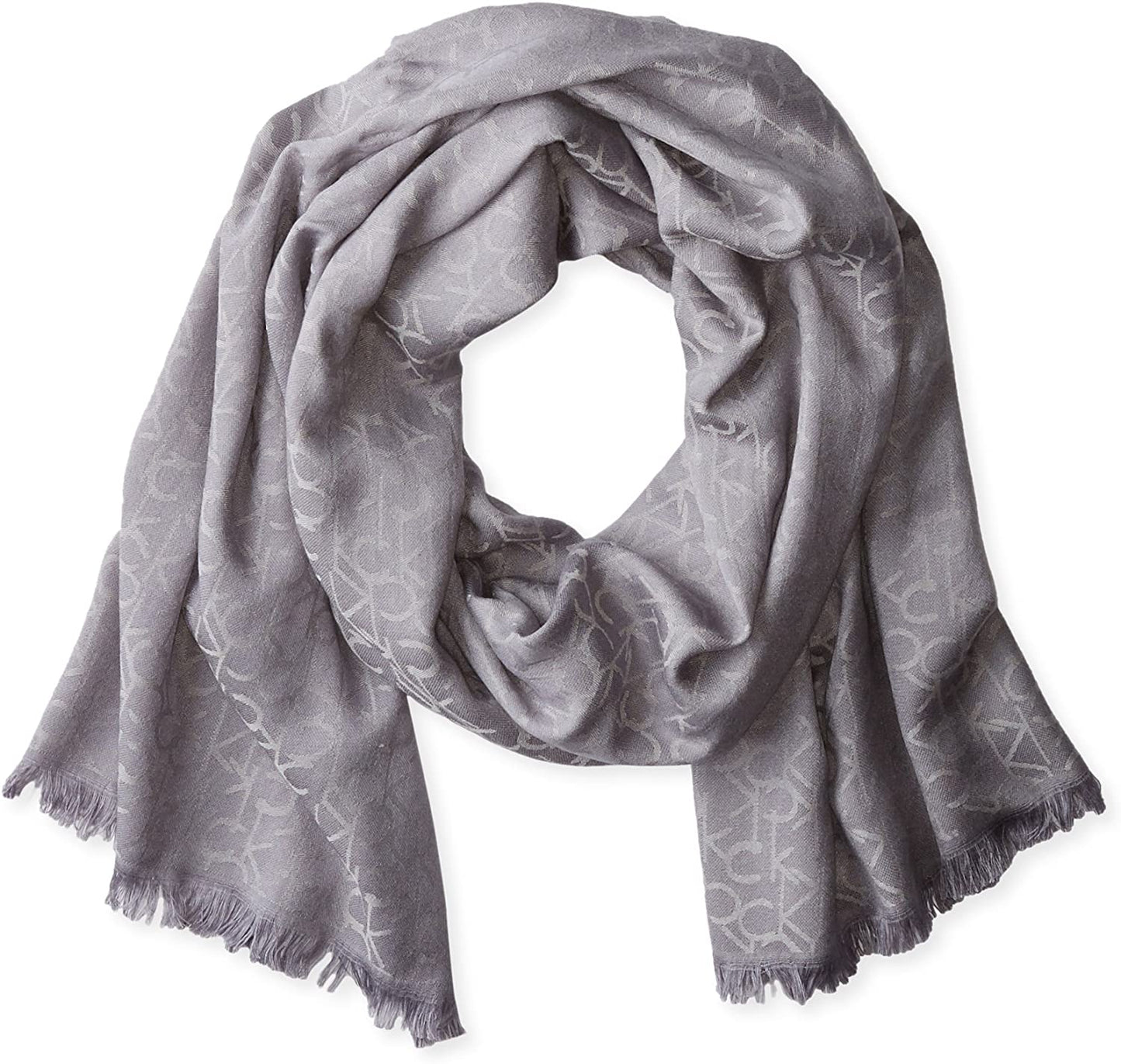 Calvin Klein Women'S Pashmina Scarf Apparel & Accessories > Clothing Accessories > Scarves & Shawls Calvin Klein Grey Heather One Size 