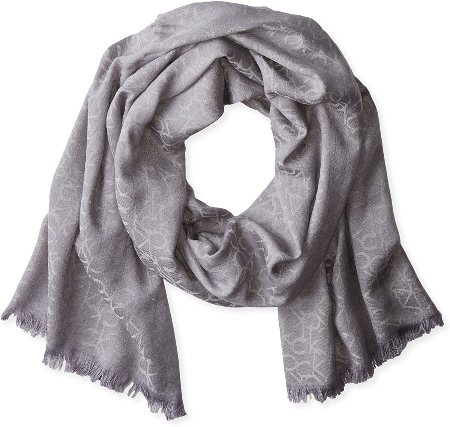Calvin Klein Women'S Pashmina Scarf Apparel & Accessories > Clothing Accessories > Scarves & Shawls Calvin Klein Grey Heather One Size 