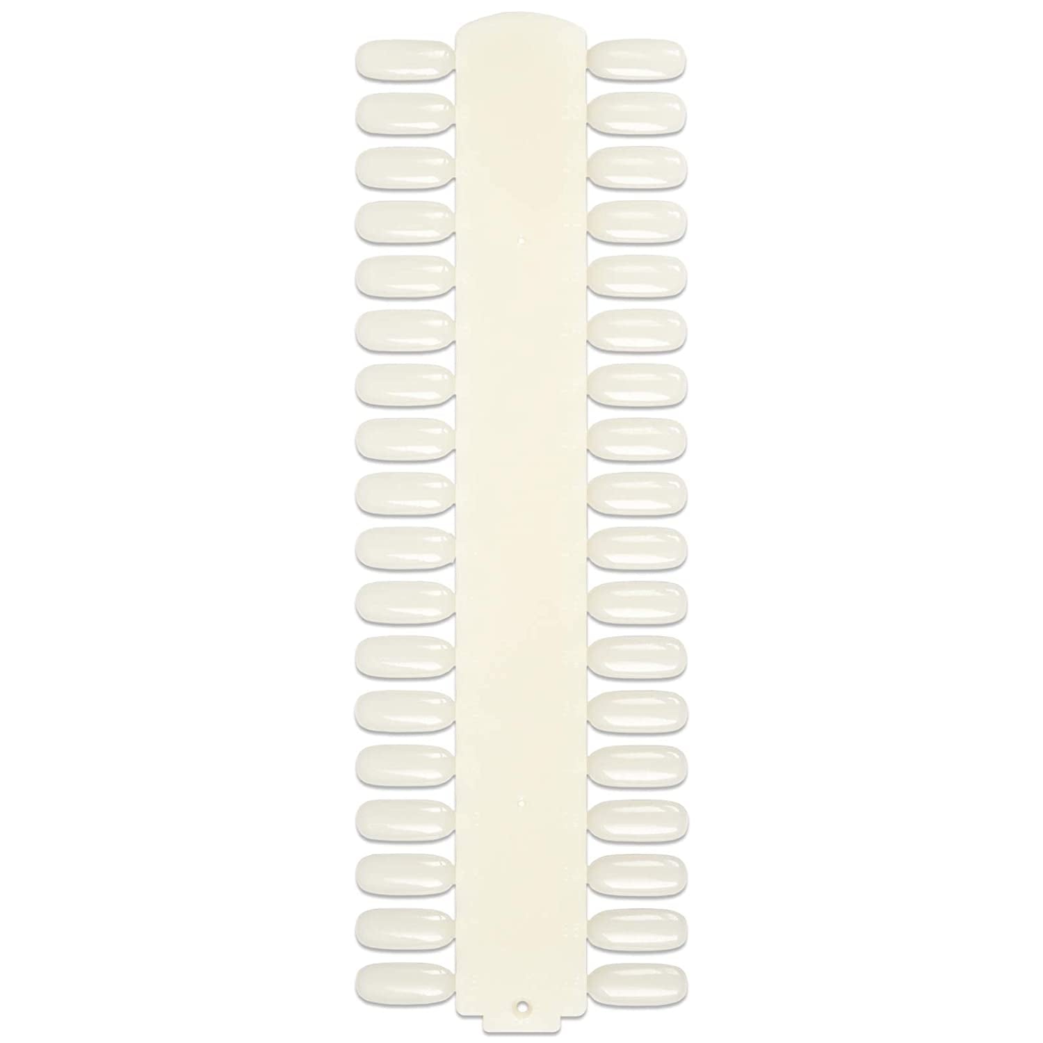 Beauticom® 50 Clear Acrylic False Tip Sticks with Metal Ring Holders Fan-Shaped Nail Art Display Chart Practice Tips Tool - 50 Tips Health & Beauty > Personal Care > Cosmetics > Cosmetic Tools > Nail Tools Beauticom Tips Palette (Natural) 36 Count (Pack of 10) 