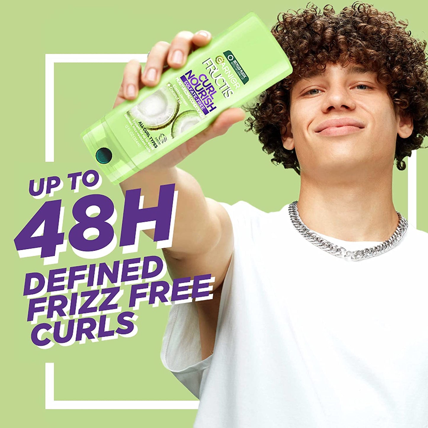 Garnier Hair Care Fructis Triple Nutrition Curl Nourish Conditioner, 12 Fluid Ounce (Packaging May Vary), 3 Count Health & Beauty > Personal Care > Hair Care Garnier   