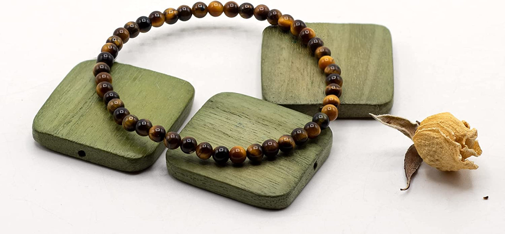 LTC Designs 4Mm Smooth round Tiger'S Eye Stretch Bracelets in Various Lengths (6.5, 7, 7.5, 8 Inches) Apparel & Accessories > Jewelry > Bracelets LTC Designs   