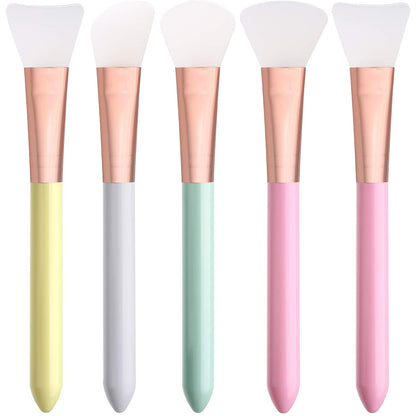 Elisel 5Pcs Silicone Face Mask Brushes Flexible Facial Mud Mask Applicator Brush for Applying Facial Mask,Sleeping Mask, Clay Mask,Body Lotion Mask Beauty Tools Makeup Brushes Applicator (Style 1) Health & Beauty > Personal Care > Cosmetics > Cosmetic Tools > Makeup Tools Elisel Style 1  
