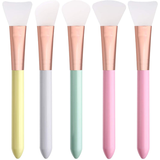Elisel 5Pcs Silicone Face Mask Brushes Flexible Facial Mud Mask Applicator Brush for Applying Facial Mask,Sleeping Mask, Clay Mask,Body Lotion Mask Beauty Tools Makeup Brushes Applicator (Style 1) Health & Beauty > Personal Care > Cosmetics > Cosmetic Tools > Makeup Tools Elisel Style 1  