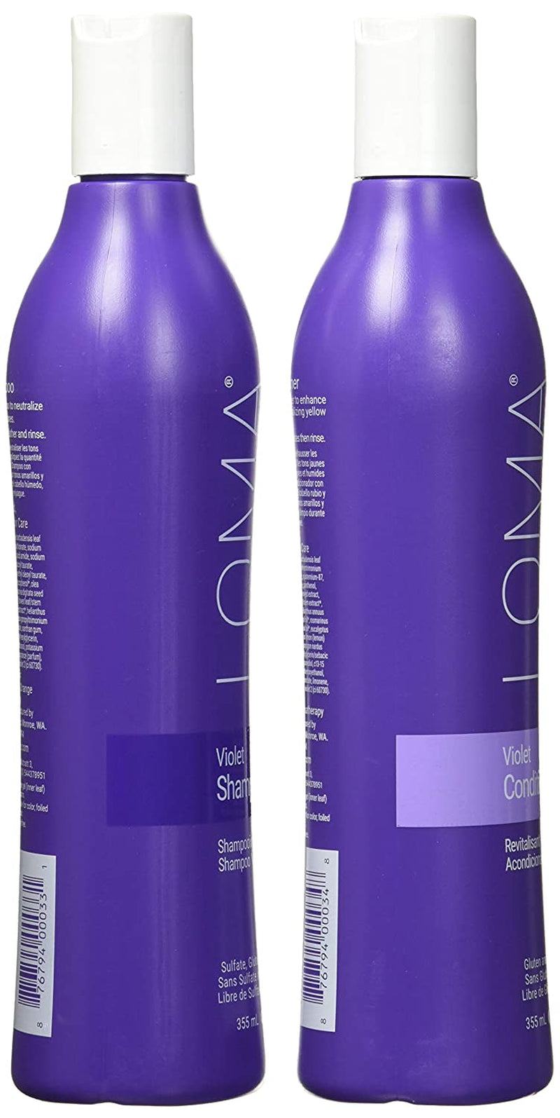 Loma Hair Care Violet Shampoo Violet Conditioner Duo, 12 Fl Oz , 2 Count (Pack of 1) Health & Beauty > Personal Care > Hair Care LOMA   