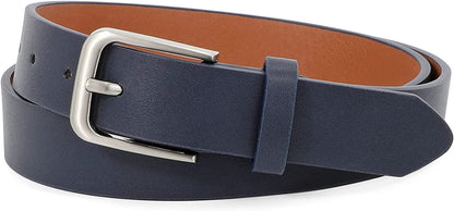 Women Casual Leather Belt for Jeans Pants, Fashion Ladies Girls Waist Dress Belt Apparel & Accessories > Clothing Accessories > Belts WHIPPY 2-cyan L: Fit Waist Size 38-42 Inches 
