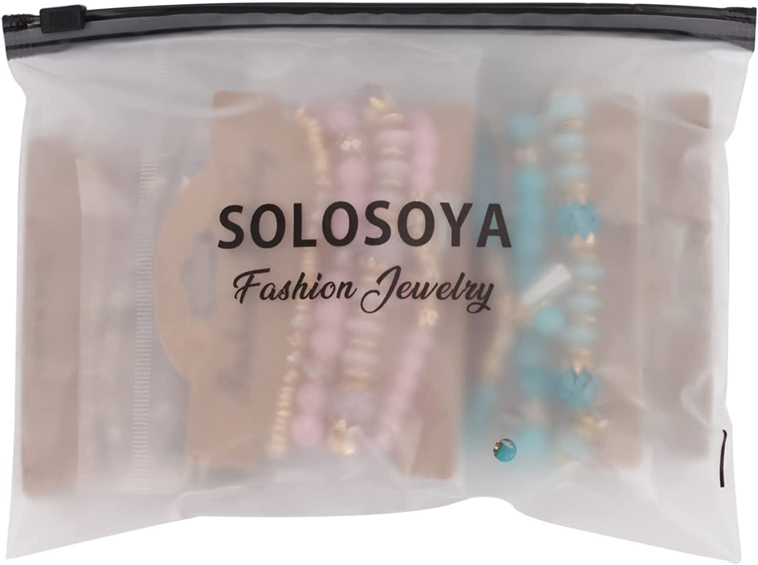 Solosoya Bohemian Boho Stackable Bracelets for Women Set, Girls Stretch Multilayer Stack Beads Colorful Beaded Charm Bracelets Girl Handmade Jewelry Apparel & Accessories > Jewelry > Bracelets Solosoya   
