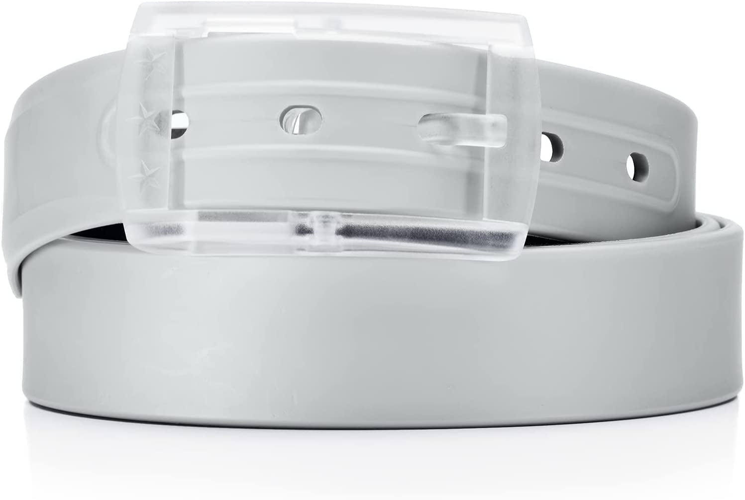 Weathertech Starbelt - Durable and Waterproof Recycled Material-(White/White) Apparel & Accessories > Clothing Accessories > Belts WeatherTech Clear/Silver  