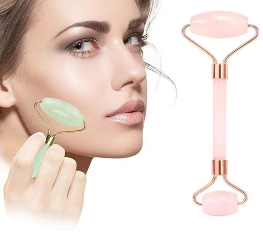 Jade Roller, Face Roller, Facial Beauty Roller Skin Care Tools, Quartz Massager for Face, Eyes, Neck, Body Muscle Relaxing and Relieve Fine Lines and Wrinkles (Rose Gold) Health & Beauty > Personal Care > Cosmetics > Cosmetic Tools > Skin Care Tools Ejoyfuture   