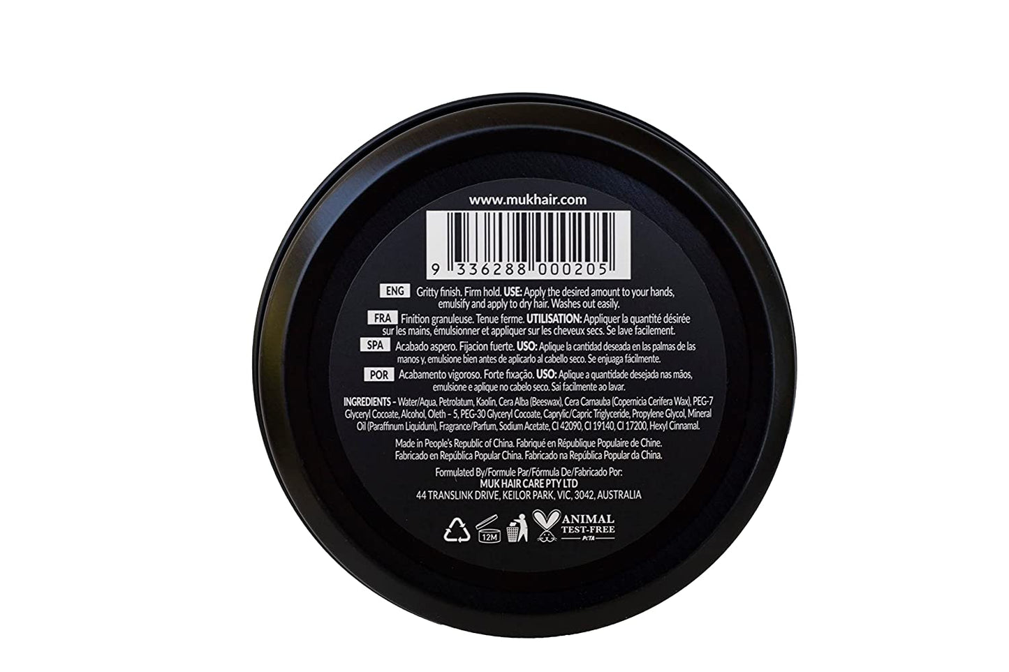 Muk Haircare Filthy Muk Gritty Finish Styling Paste, Hair Product, Hair Paste for Men, Firm Hold, Gritty Finish, Medium Shine - 3.4Oz Health & Beauty > Personal Care > Hair Care MUK.   