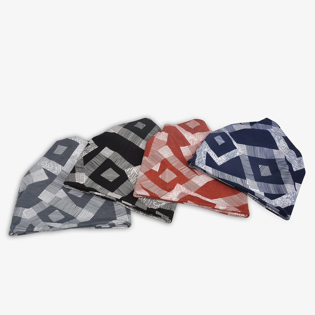Cotton Face Bandanas for Sports Headwear Headband Neck Gaiter Chemo Cap Hair Loss Beanie Nightcap Apparel & Accessories > Clothing Accessories > Headwear Ababalaya   