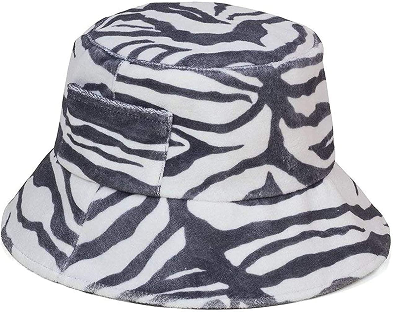 Lack of Color Women'S Wave Terrycloth Bucket Hat Apparel & Accessories > Clothing Accessories > Hats Lack of Color Zebra Medium-Large 