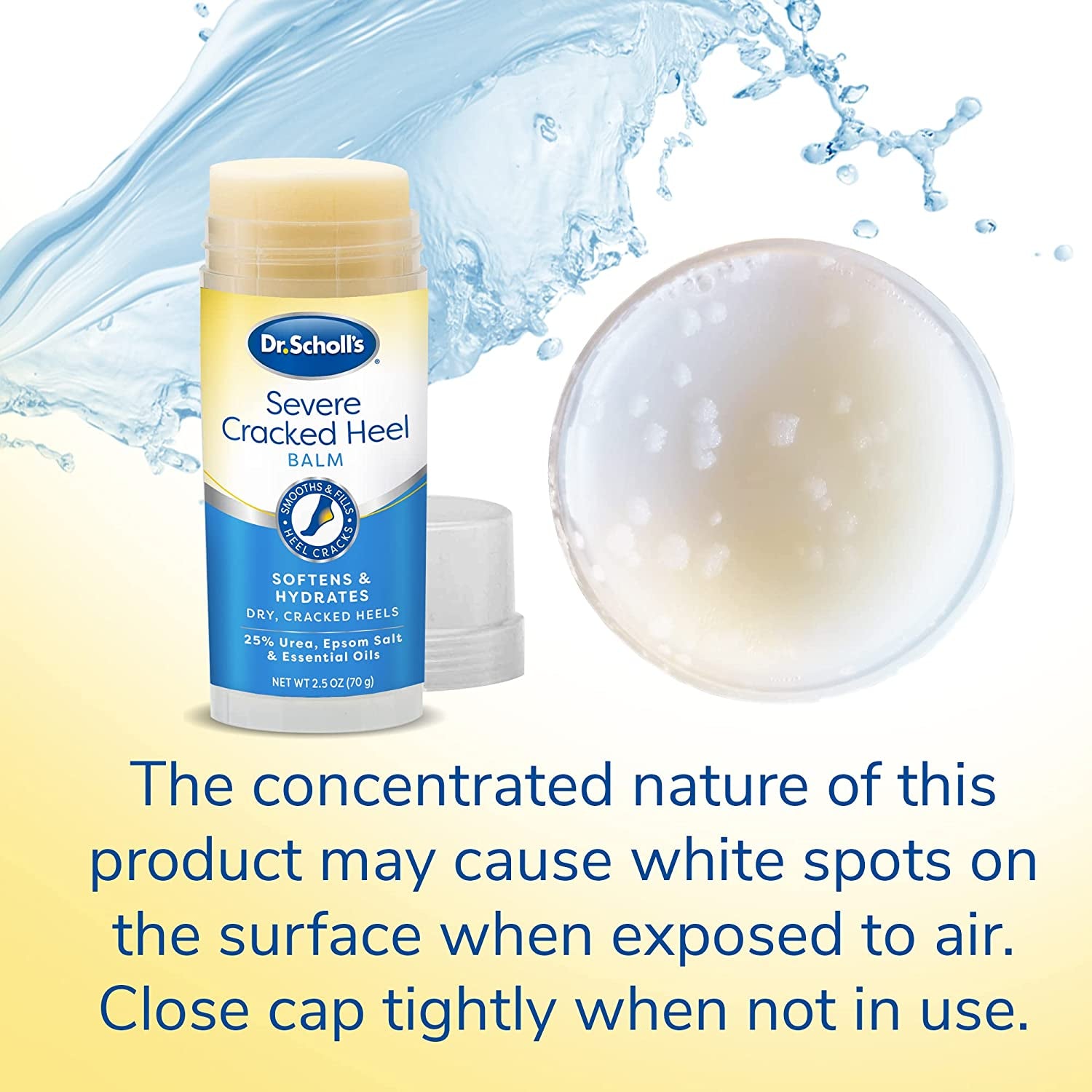 Dr. Scholl'S Cracked Heel Repair Balm 2.5Oz, with 25% Urea for Dry Cracked Feet, Heals and Moisturizes for Healthy Feet Health & Beauty > Personal Care > Foot Care Dr. Scholl's   