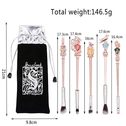 Potter Makeup Brushes, 5Sets Potter Makeup Brushes Magic for Foundation Eye Shadow Eyeliner Blending Pencil Lip Brush Beauty Tools Health & Beauty > Personal Care > Cosmetics > Cosmetic Tools > Makeup Tools LSKUIKDS   