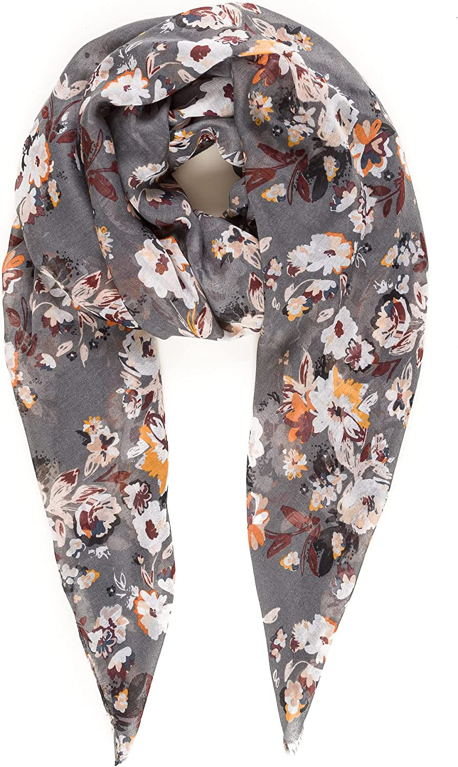 Scarfs for Women Lightweight Floral Flower Fashion Wrap Shawl Fall Winter Apparel & Accessories > Clothing Accessories > Scarves & Shawls MIMOSITO Cuscuta-1  