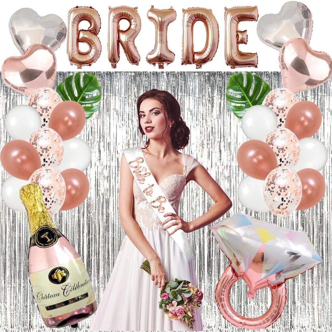 Bride to Be Set, 3Pack Bride to Be Sash & Headband Tiara & Shoulder Length Veil Bachelorette Party Supplies Bridal Shower Decoration Accessories Apparel & Accessories > Clothing Accessories > Sashes Delphinus   
