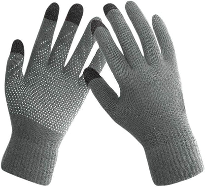 HINDAWI Winter Slouchy Beanie Gloves for Women Knit Hats Skull Caps Touch Screen Mittens Apparel & Accessories > Clothing Accessories > Gloves & Mittens HINDAWI   