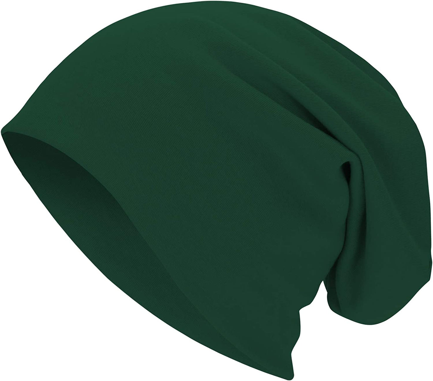 Century Star Unisex Baggy Lightweight Hip-Hop Soft Cotton Slouchy Stretch Beanie Hat Apparel & Accessories > Clothing Accessories > Headwear Century Star 01 Dark Green One Size 