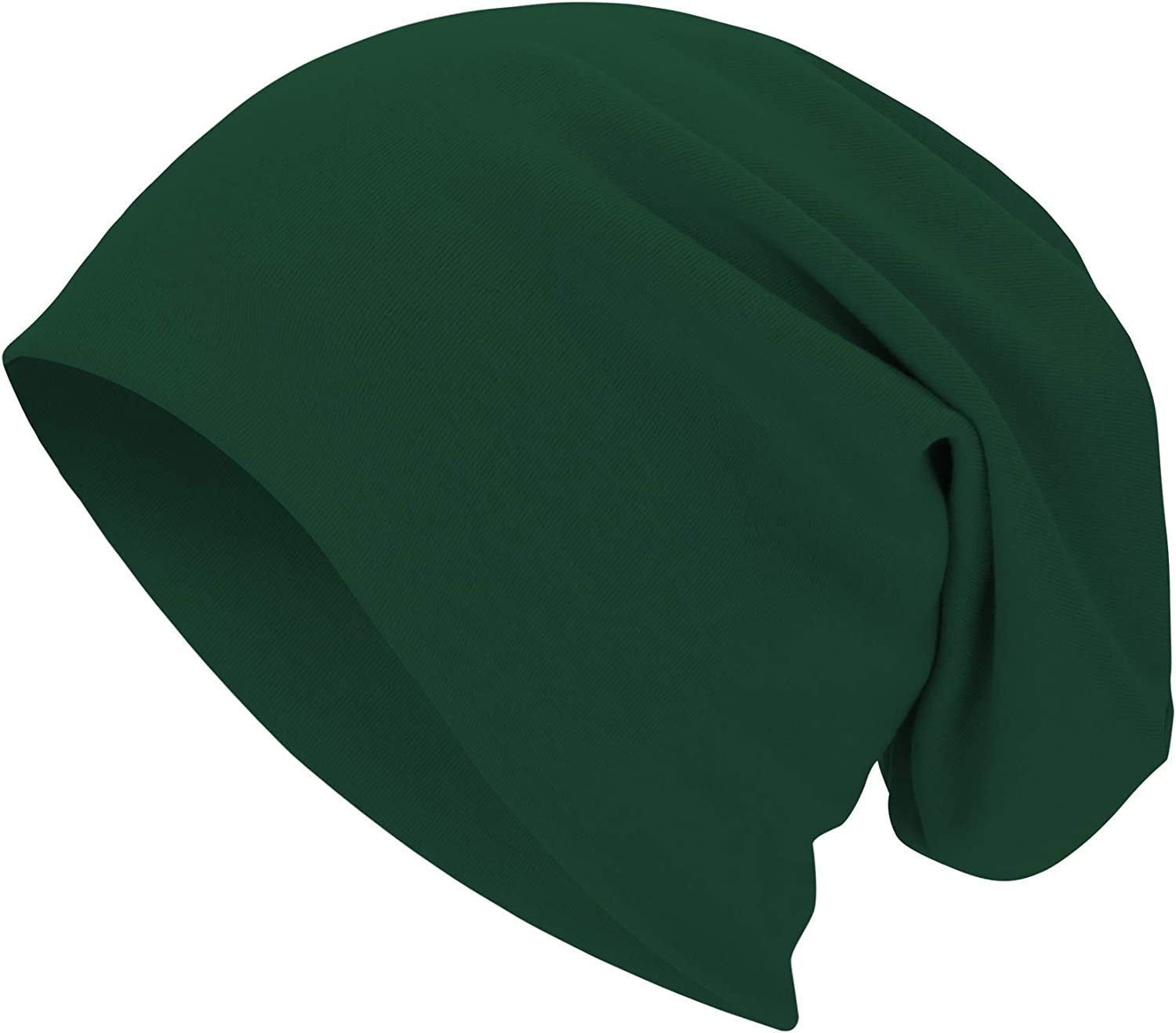Century Star Unisex Baggy Lightweight Hip-Hop Soft Cotton Slouchy Stretch Beanie Hat Apparel & Accessories > Clothing Accessories > Headwear Century Star 01 Dark Green One Size 